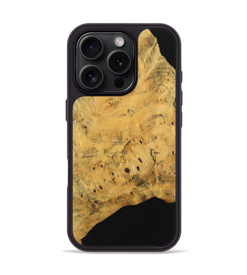 iPhone 16 Pro Wood Phone Case - Ania (Wood Burl, 741990)