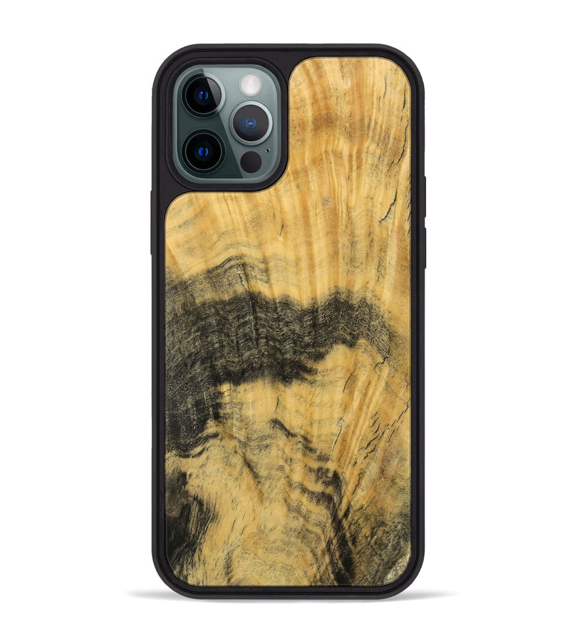 iPhone 12 Pro Max Wood Phone Case - Justus (Wood Burl, 741991)