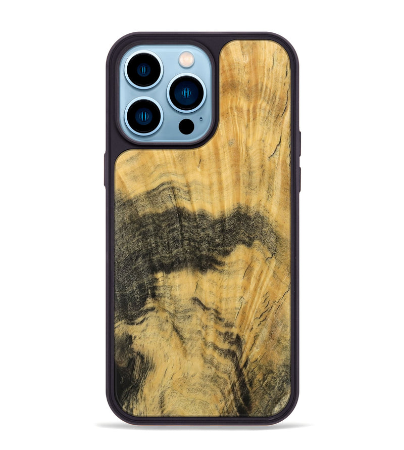 iPhone 14 Pro Max Wood Phone Case - Justus (Wood Burl, 741991)