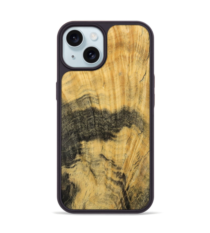 iPhone 15 Wood Phone Case - Justus (Wood Burl, 741991)