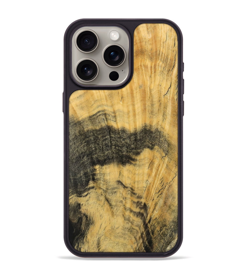 iPhone 15 Pro Max Wood Phone Case - Justus (Wood Burl, 741991)