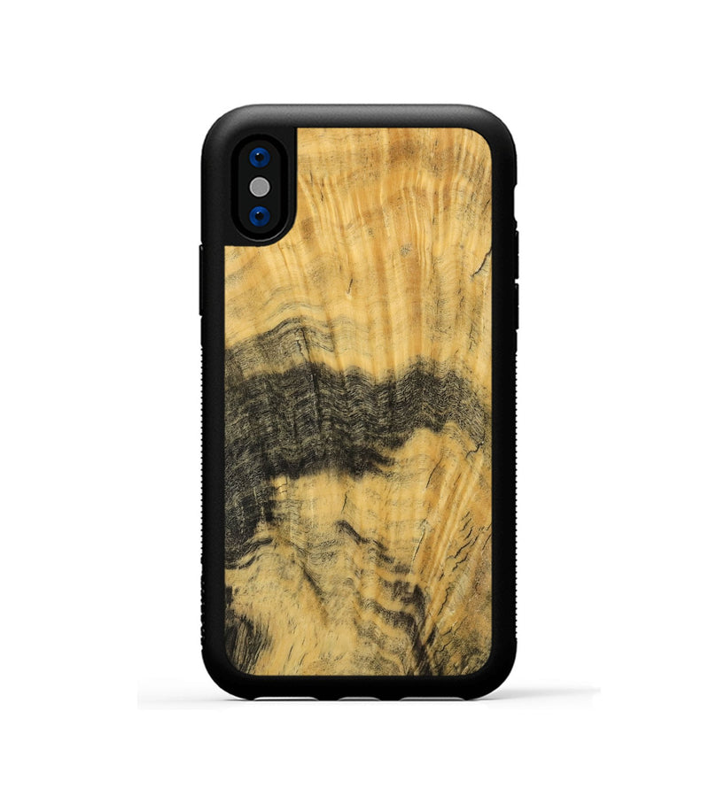 iPhone Xs Wood Phone Case - Justus (Wood Burl, 741991)