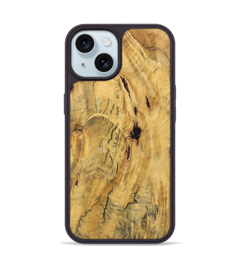 iPhone 15 Wood Phone Case - Alston (Wood Burl, 741992)