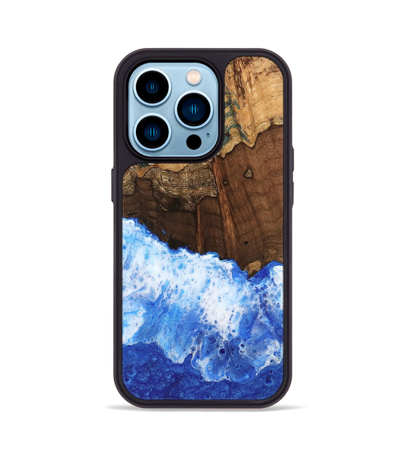 iPhone 14 Pro Wood Phone Case - Davonte (Coastal, 741997)