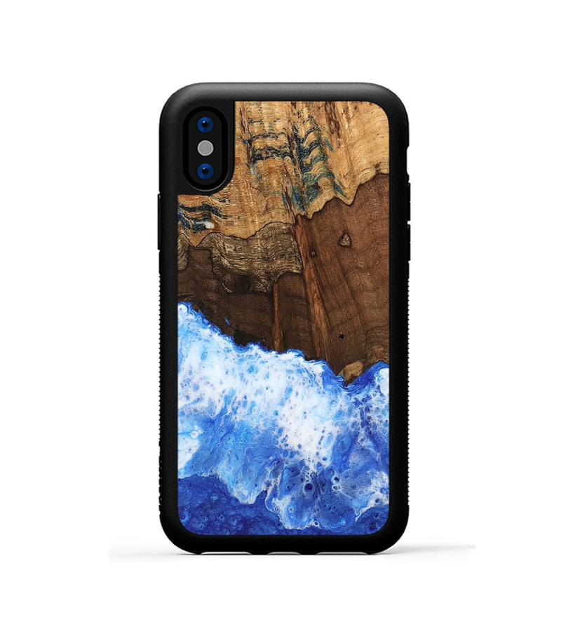 iPhone Xs Wood Phone Case - Davonte (Coastal, 741997)