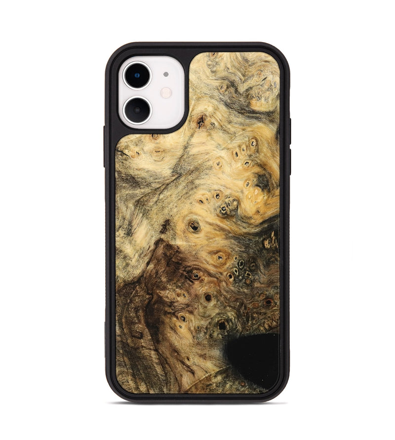 iPhone 11 Wood Phone Case - Mewa (Wood Burl, 742000)