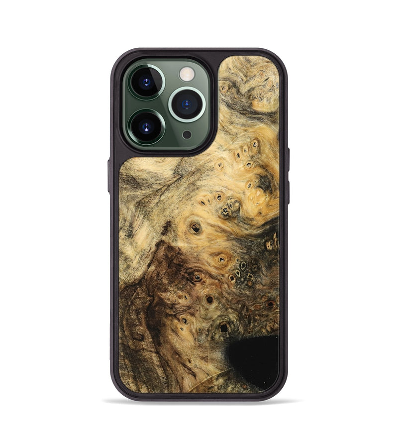 iPhone 13 Pro Wood Phone Case - Mewa (Wood Burl, 742000)