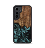 Galaxy S24 Wood Phone Case - Benet (Green, 742001)