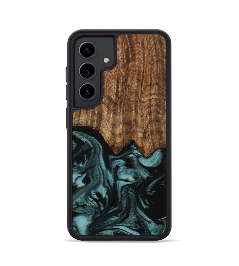 Galaxy S24 Wood Phone Case - Benet (Green, 742001)