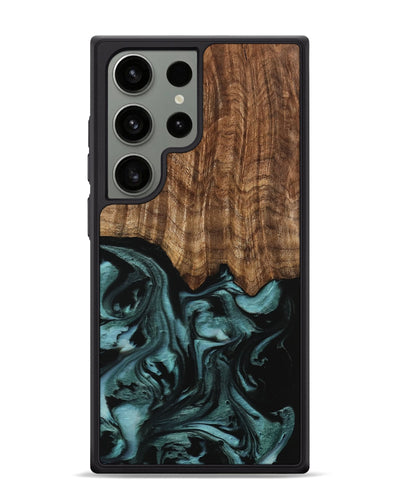 Galaxy S24 Ultra Wood Phone Case - Benet (Green, 742001)