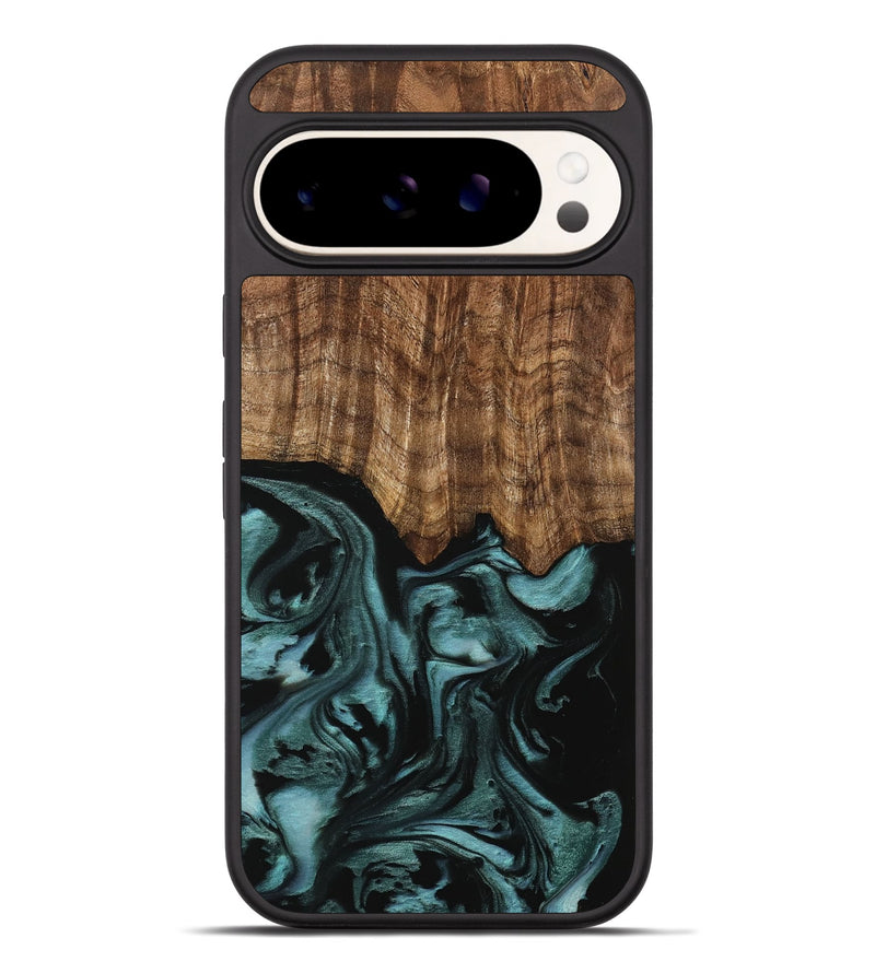 Pixel 9 Pro XL Wood Phone Case - Benet (Green, 742001)