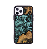 iPhone 11 Pro Wood Phone Case - Celesta (Green, 742003)