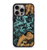 iPhone 15 Pro Max Wood Phone Case - Celesta (Green, 742003)