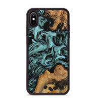 iPhone Xs Max Wood Phone Case - Celesta (Green, 742003)