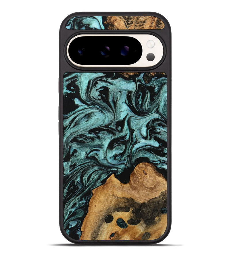 Pixel 9 Pro XL Wood Phone Case - Celesta (Green, 742003)