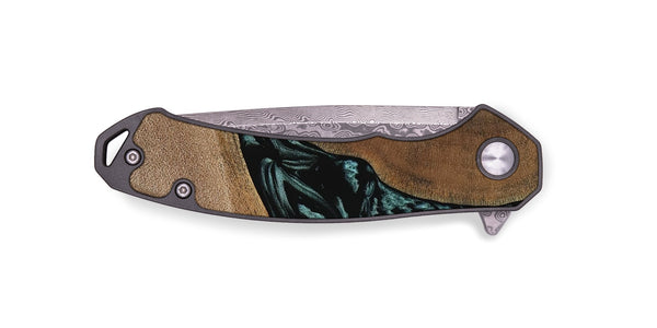 EDC Wood Pocket Knife - Martina (Green, 742004)