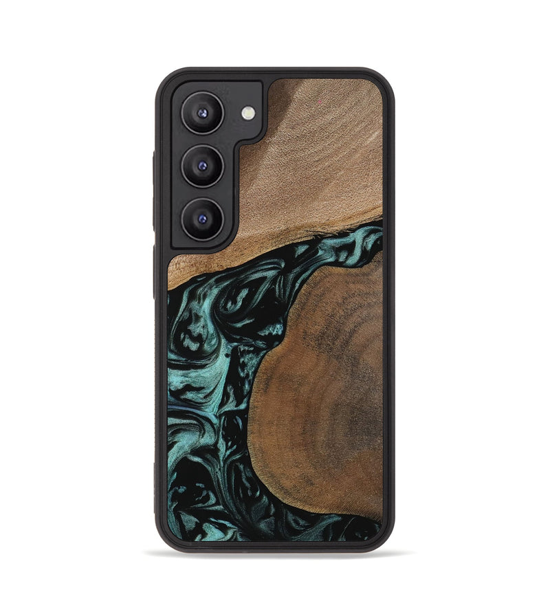 Galaxy S23 Wood Phone Case - Martina (Green, 742004)