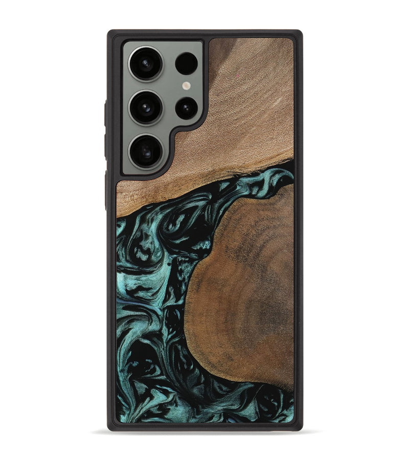 Galaxy S23 Ultra Wood Phone Case - Martina (Green, 742004)