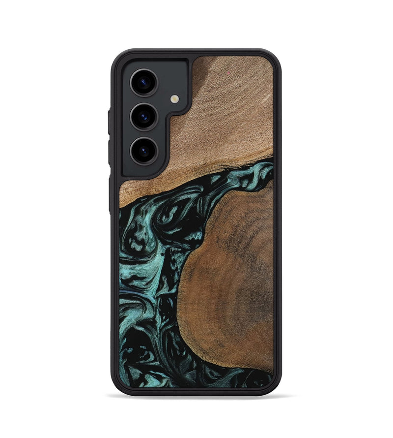 Galaxy S24 Wood Phone Case - Martina (Green, 742004)