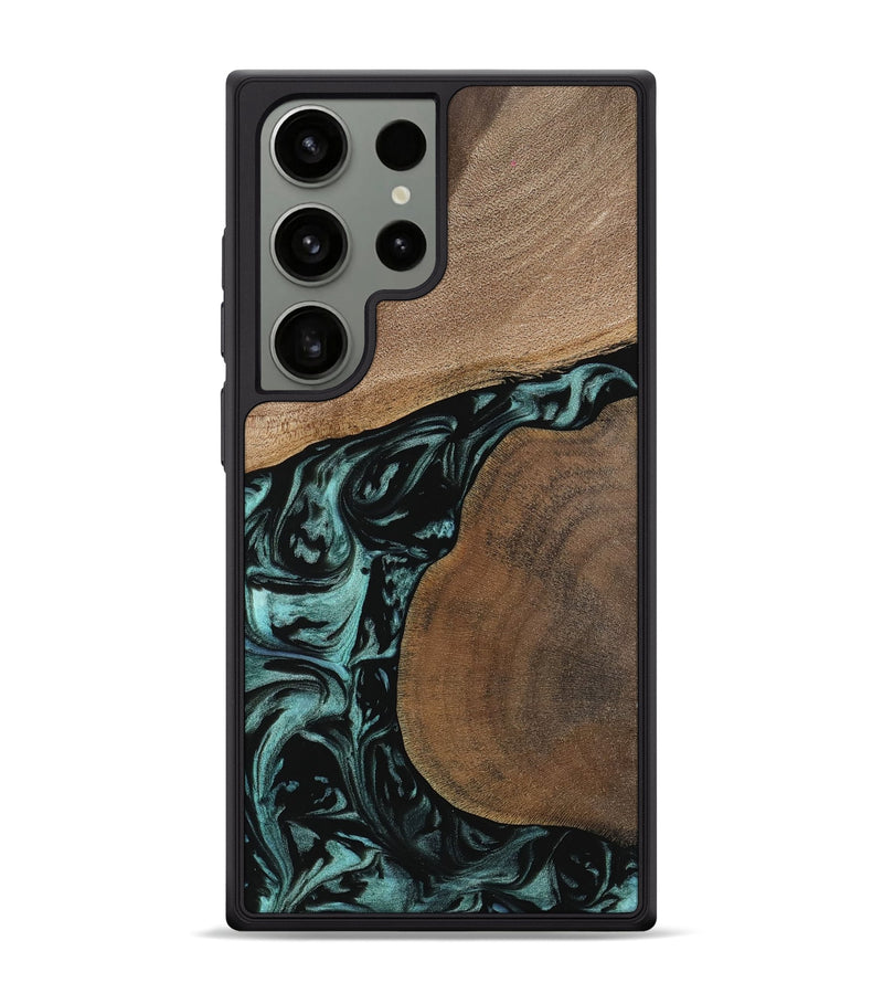 Galaxy S24 Ultra Wood Phone Case - Martina (Green, 742004)