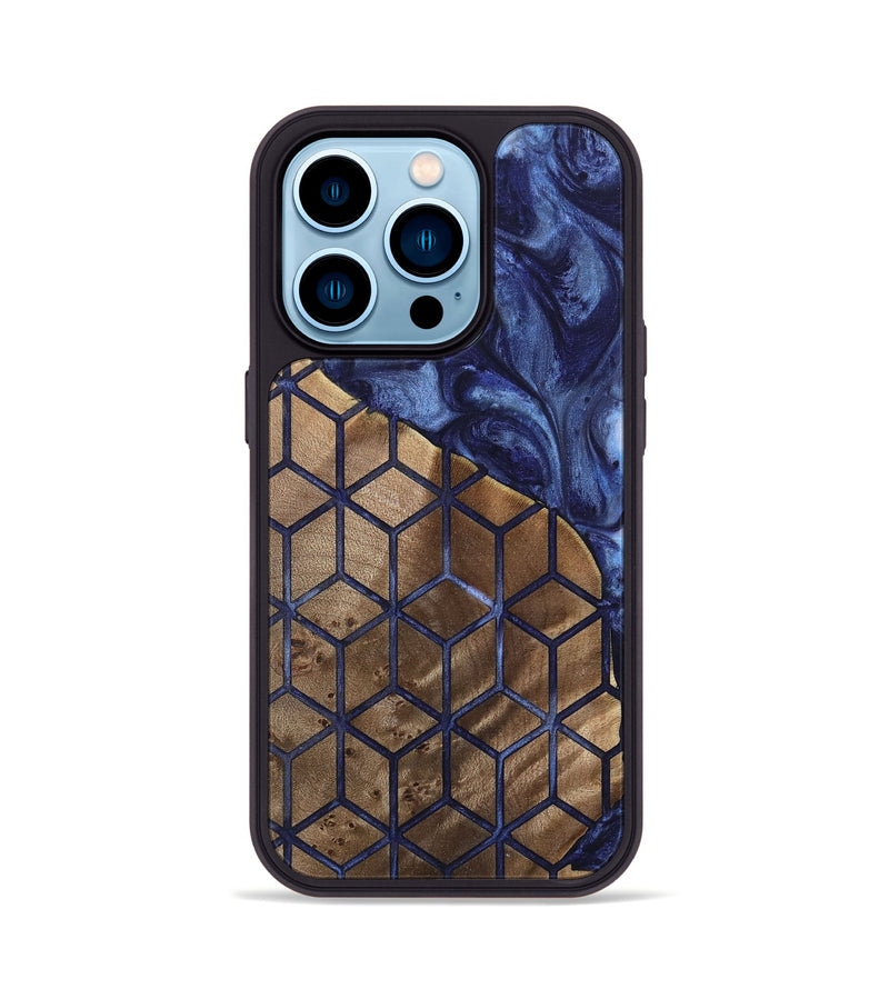 iPhone 14 Pro Wood Phone Case - Orelia (Pattern, 742005)