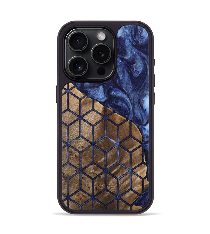 iPhone 15 Pro Wood Phone Case - Orelia (Pattern, 742005)