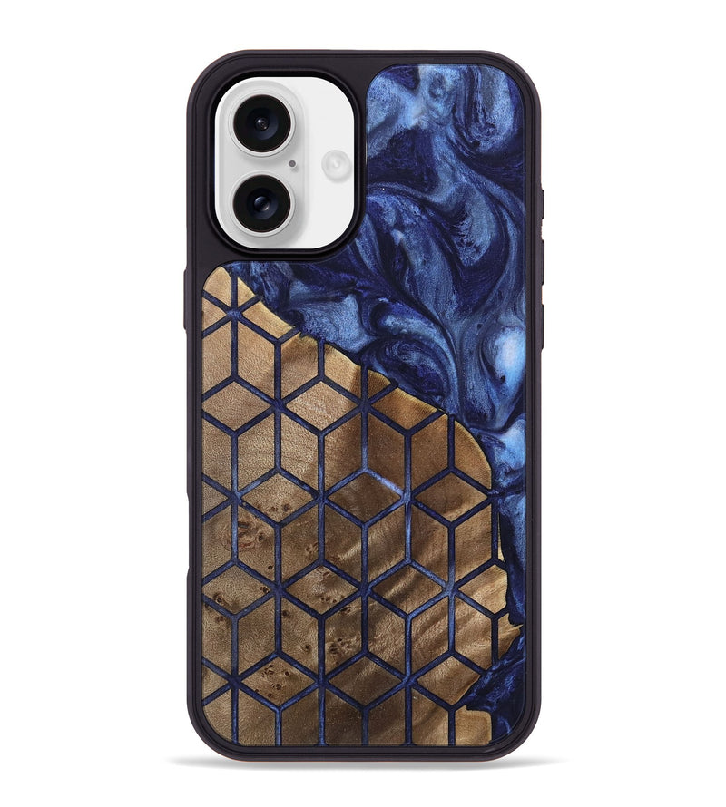 iPhone 16 Plus Wood Phone Case - Orelia (Pattern, 742005)