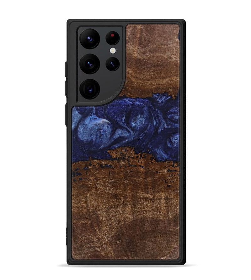 Galaxy S22 Ultra Wood Phone Case - Jayla (Blue, 742006)