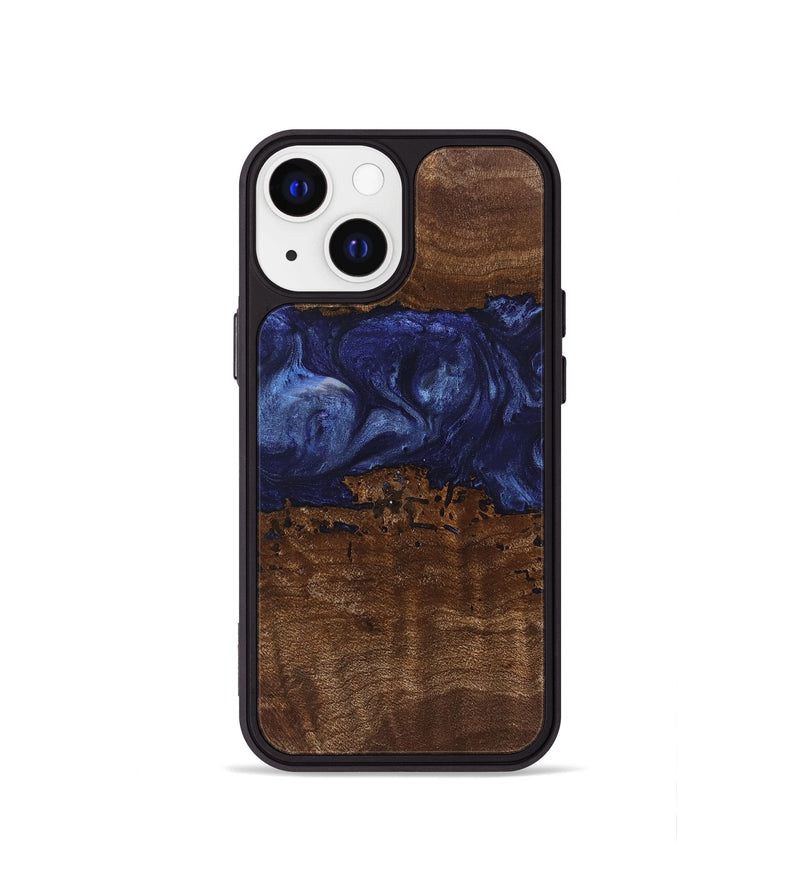 iPhone 13 mini Wood Phone Case - Jayla (Blue, 742006)