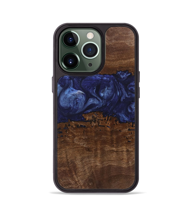 iPhone 13 Pro Wood Phone Case - Jayla (Blue, 742006)