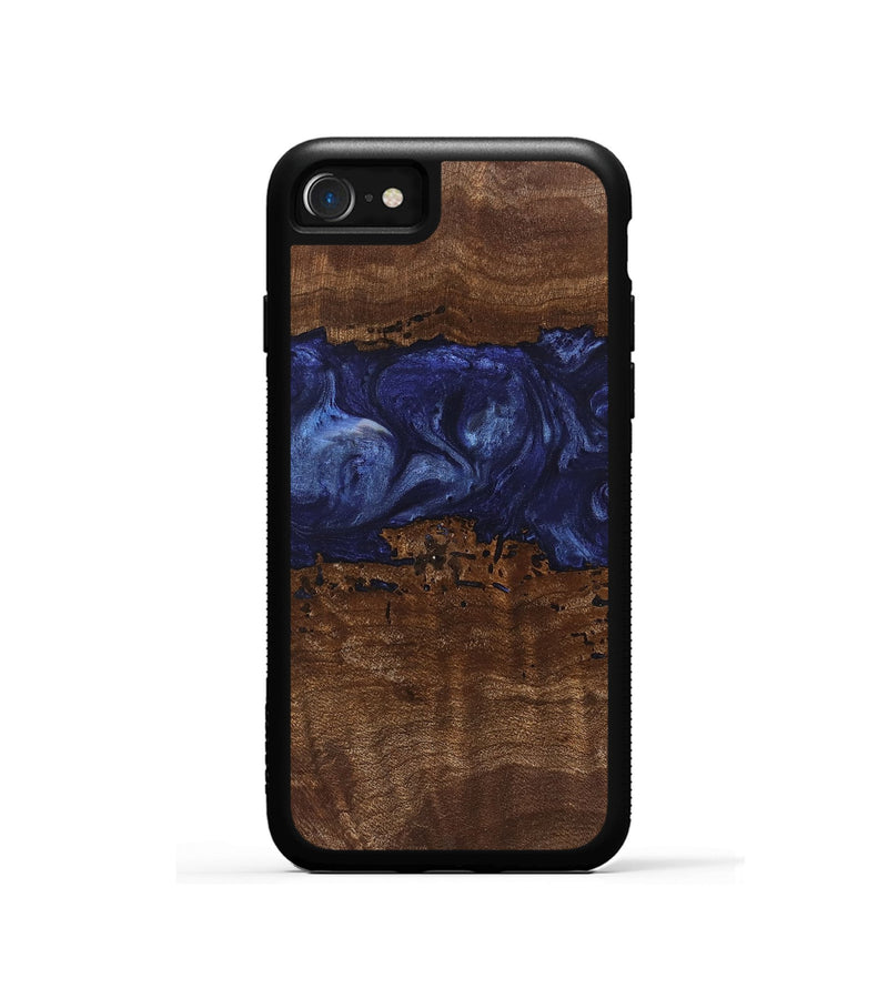 iPhone SE Wood Phone Case - Jayla (Blue, 742006)