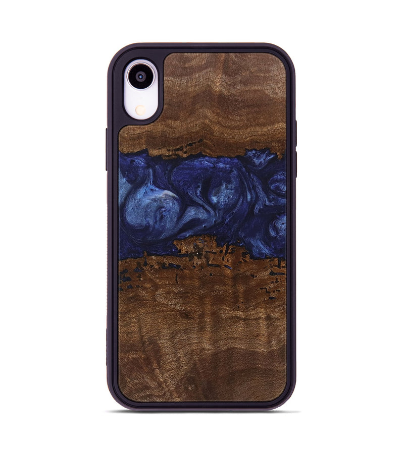 iPhone Xr Wood Phone Case - Jayla (Blue, 742006)