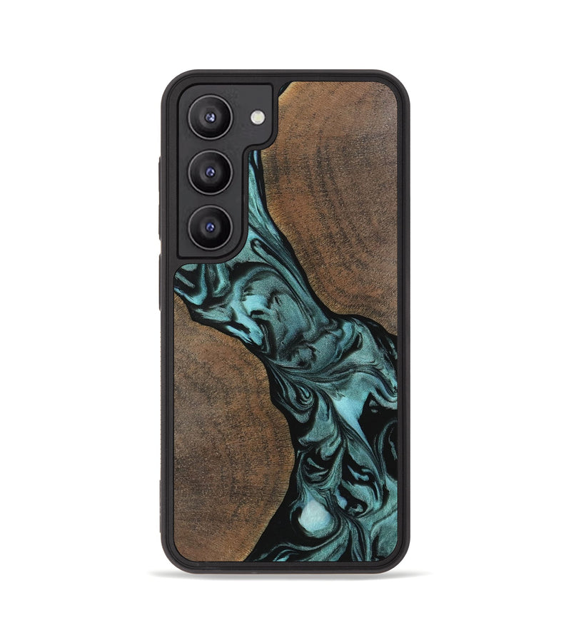 Galaxy S23 Wood Phone Case - Junette (Green, 742008)