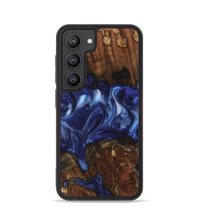 Galaxy S23 Wood Phone Case - Adena (Blue, 742010)