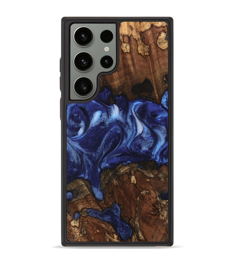 Galaxy S23 Ultra Wood Phone Case - Adena (Blue, 742010)