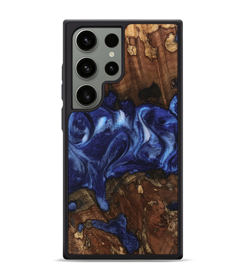 Galaxy S24 Ultra Wood Phone Case - Adena (Blue, 742010)