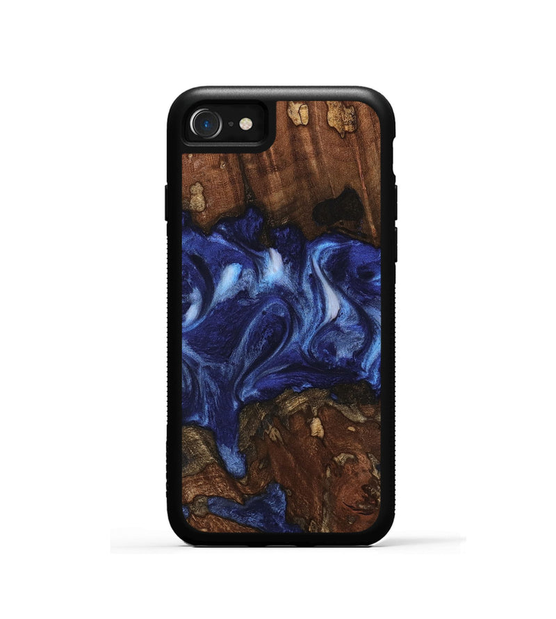 iPhone SE Wood Phone Case - Adena (Blue, 742010)