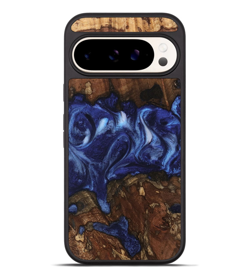 Pixel 9 Pro XL Wood Phone Case - Adena (Blue, 742010)