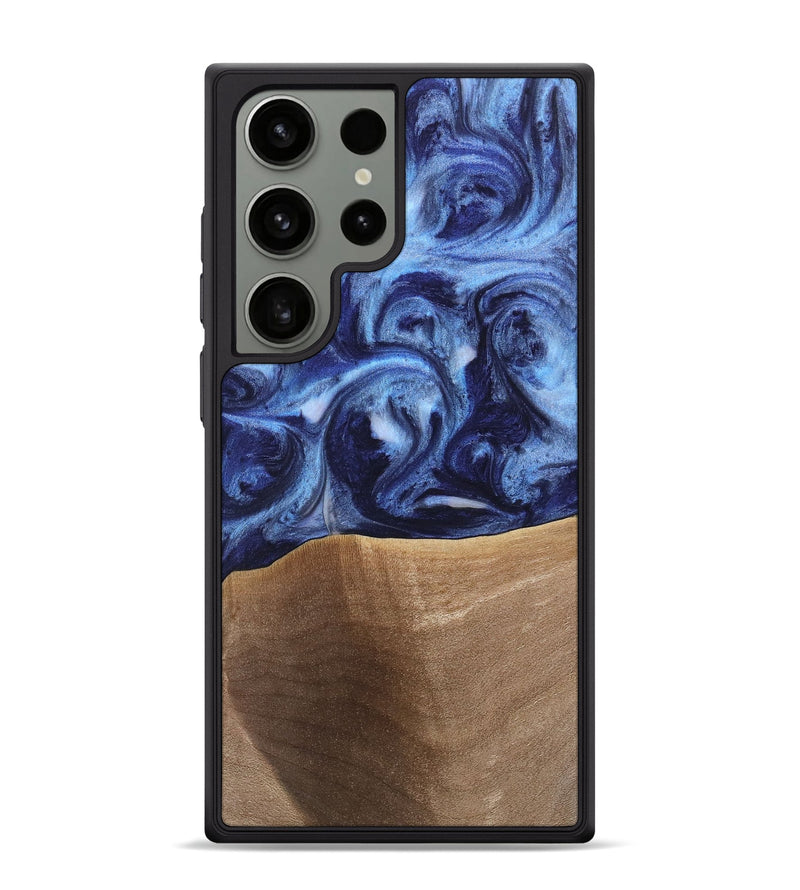 Galaxy S24 Ultra Wood Phone Case - Rena (Blue, 742011)