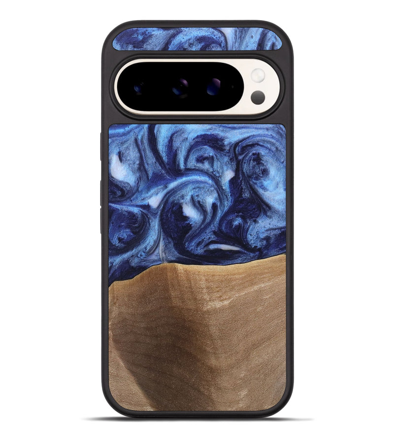 Pixel 9 Pro XL Wood Phone Case - Rena (Blue, 742011)