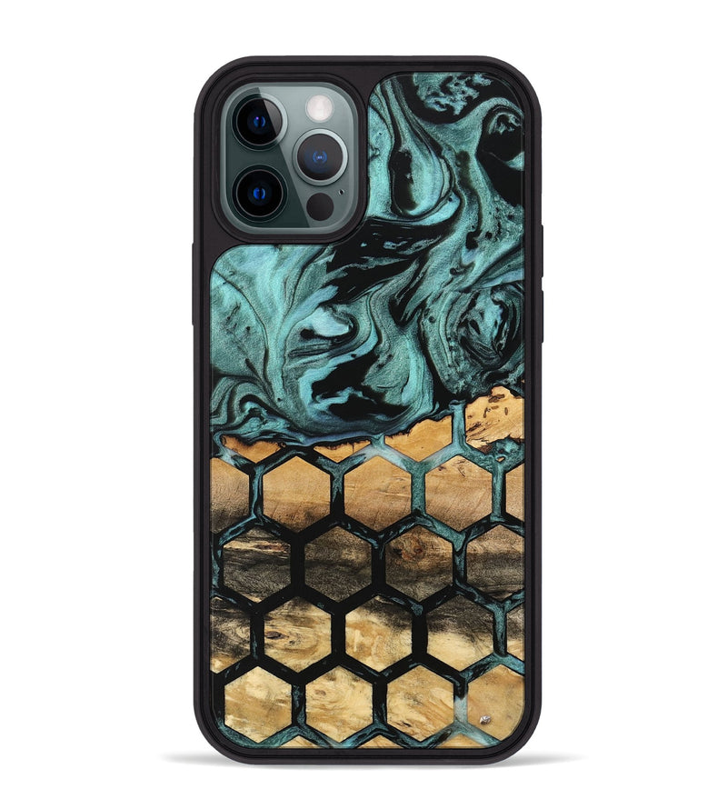 iPhone 12 Pro Max Wood Phone Case - Atticus (Pattern, 742014)