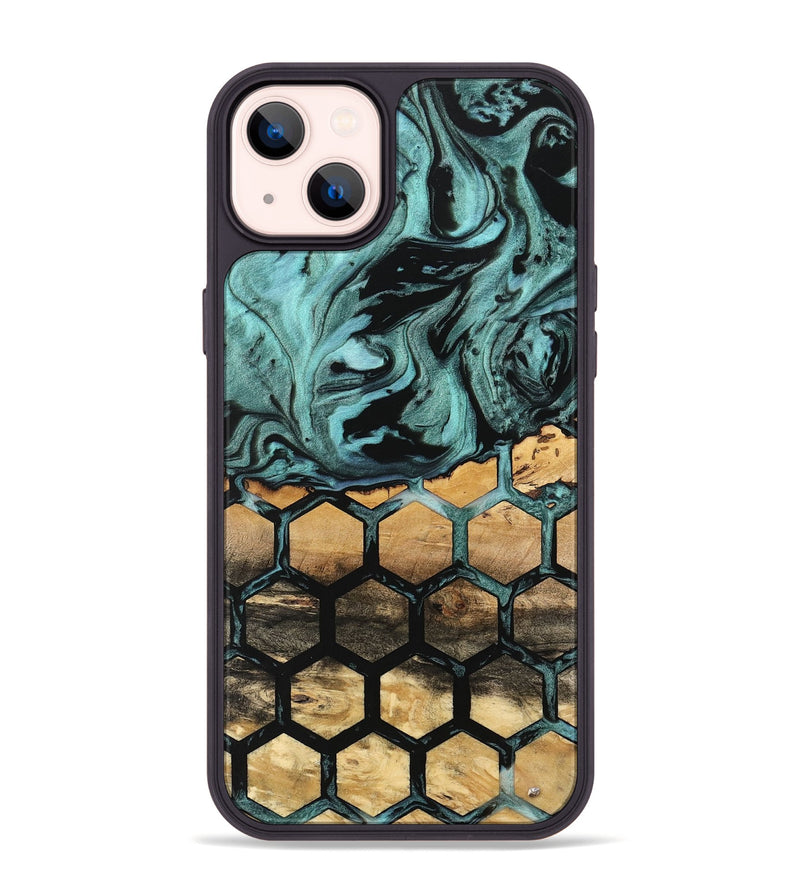 iPhone 14 Plus Wood Phone Case - Atticus (Pattern, 742014)