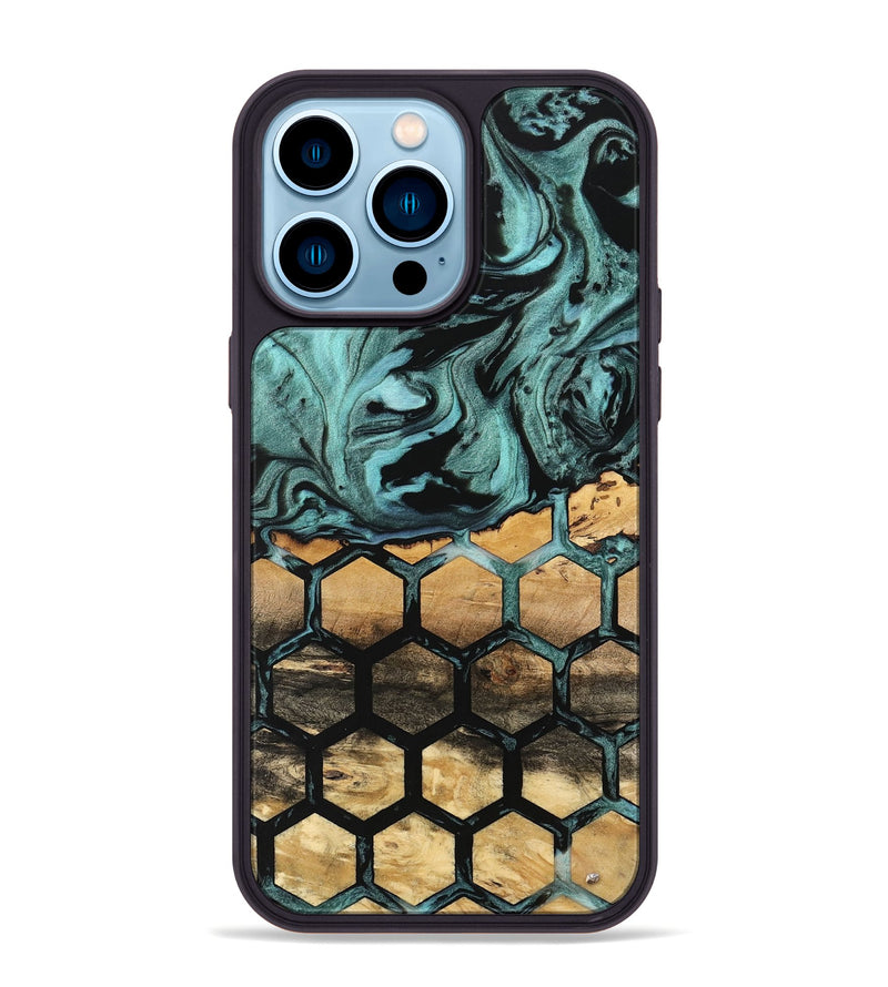 iPhone 14 Pro Max Wood Phone Case - Atticus (Pattern, 742014)