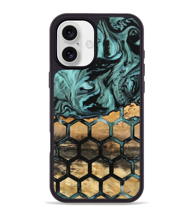 iPhone 16 Plus Wood Phone Case - Atticus (Pattern, 742014)