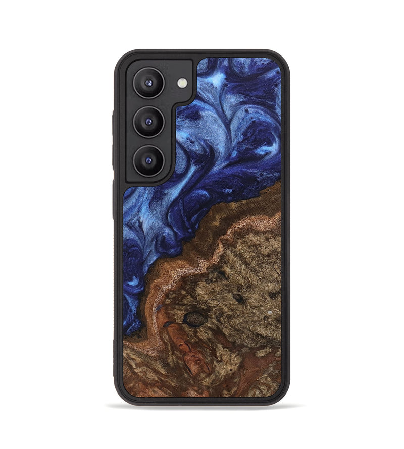 Galaxy S23 Wood Phone Case - Luan (Blue, 742017)