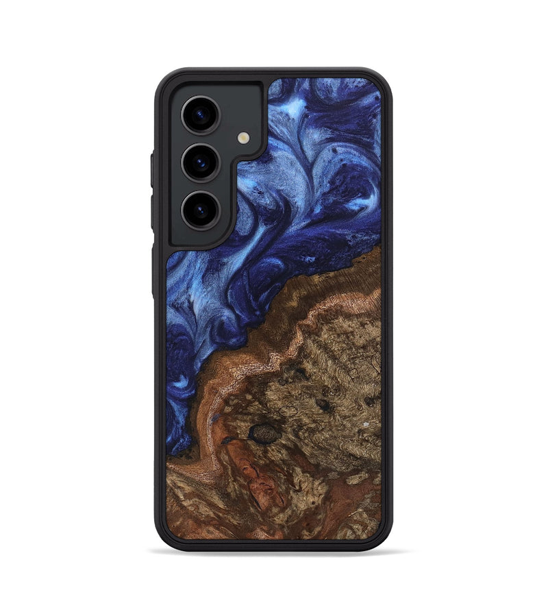 Galaxy S24 Wood Phone Case - Luan (Blue, 742017)