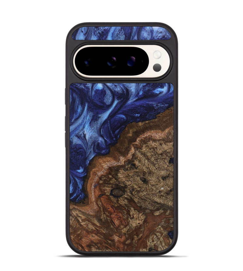 Pixel 9 Pro Wood Phone Case - Luan (Blue, 742017)