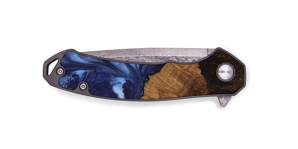 EDC Wood Pocket Knife - Djuna (Blue, 742019)