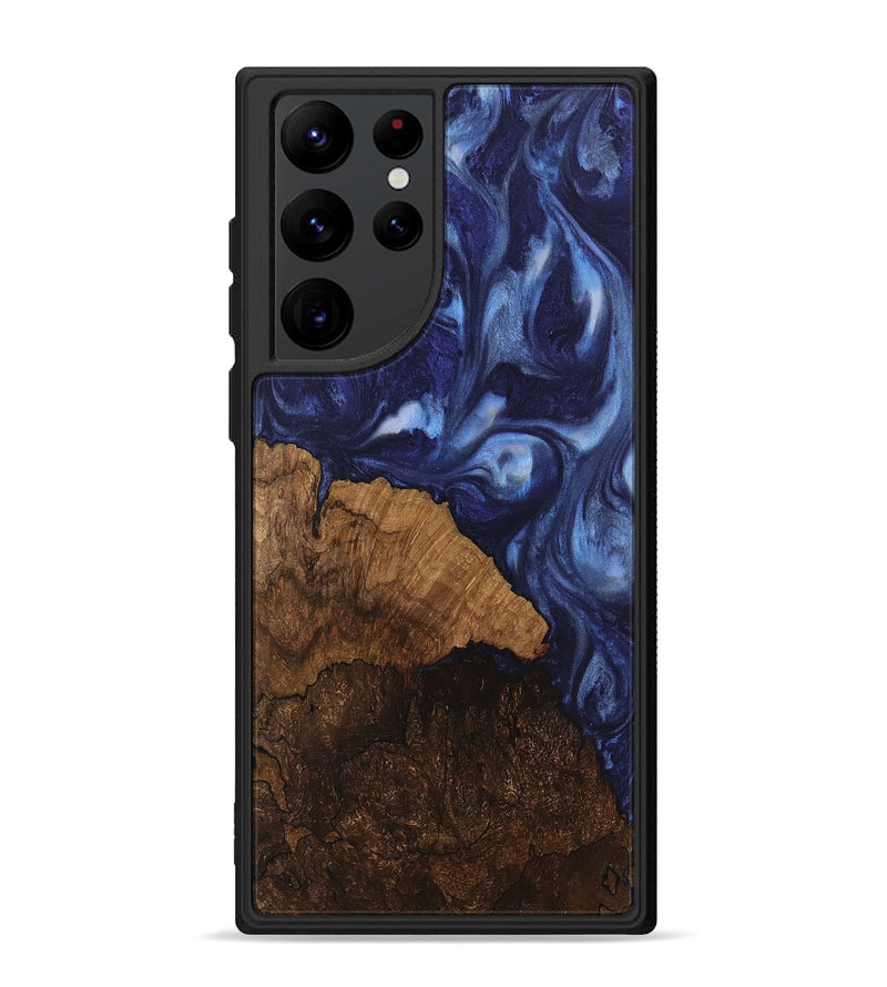 Galaxy S22 Ultra Wood Phone Case - Djuna (Blue, 742019)