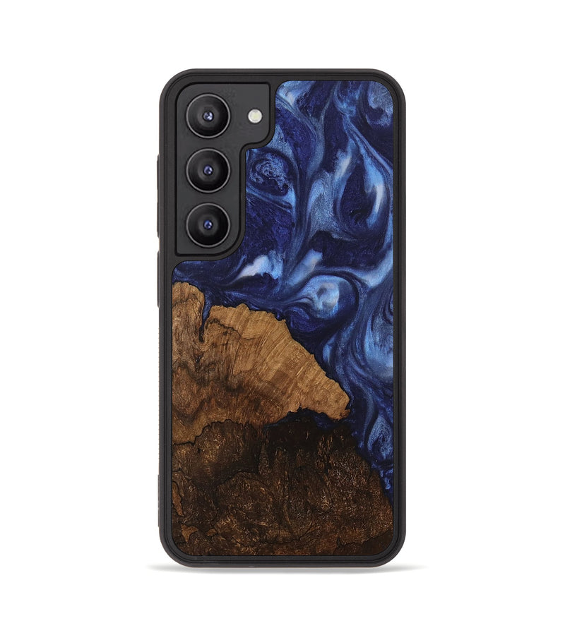 Galaxy S23 Wood Phone Case - Djuna (Blue, 742019)